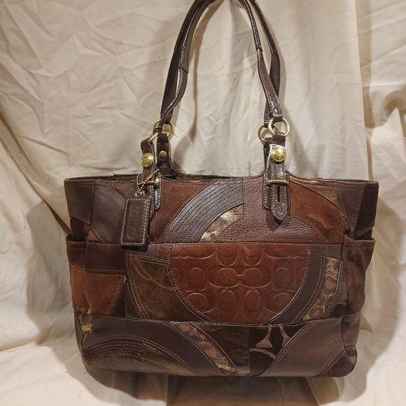 Coach patchwork shoulder bag - Picture 1 of 9
